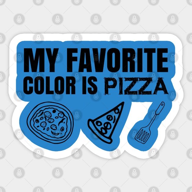 Pizza Food Weekend Design Sticker by Lin Watchorn 